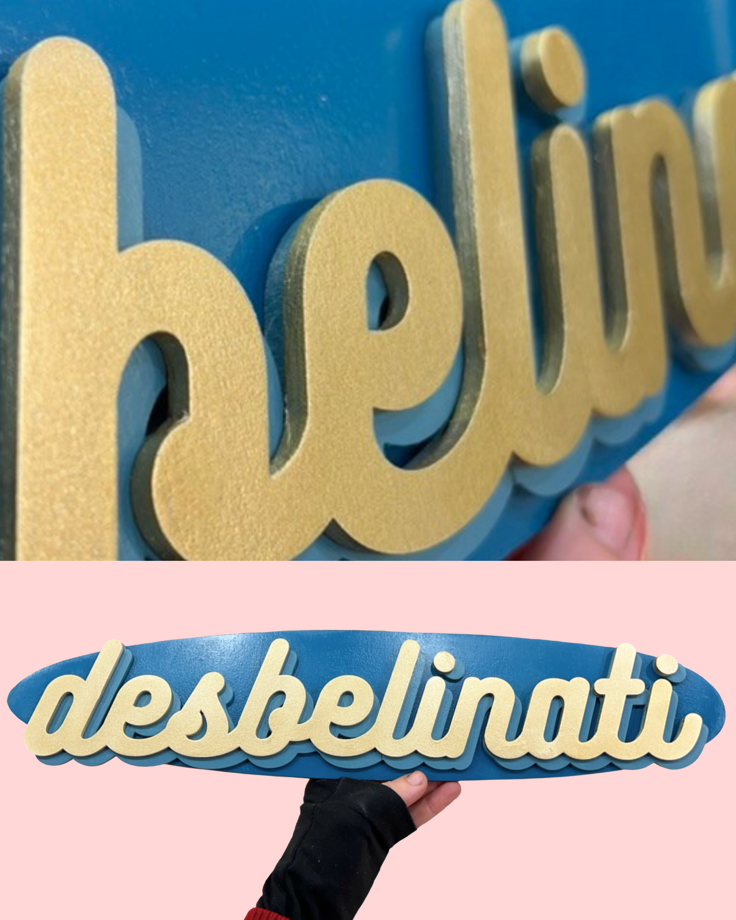 Targa in Legno "Desbelinati"